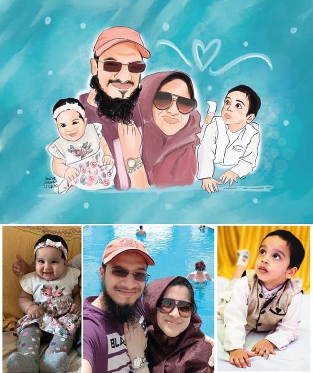 Zainab's Art - Couple Design Draw You From Photo